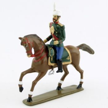 Tsar Nicolas II à cheval