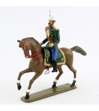 Tsar Nicolas II à cheval