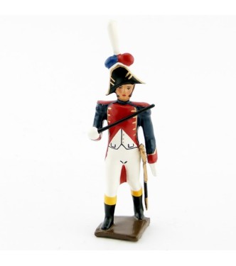 chef de musique de la musique des grenadiers (plastron rouge) (1805)