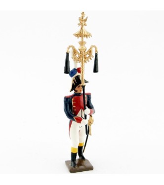 chapeau-chinois de la musique des grenadiers (plastron rouge) (1805)