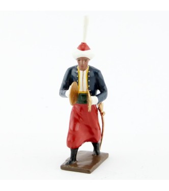 cymbalier de la musique des grenadiers (plastron rouge) (1805)