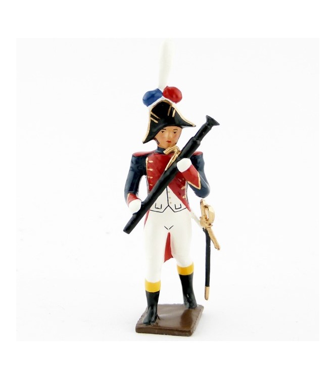 basson de la musique des grenadiers (plastron rouge) (1805)