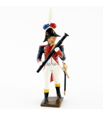 basson de la musique des grenadiers (plastron rouge) (1805)