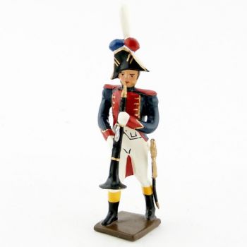 clarinettiste de la musique des grenadiers (plastron rouge) (1805)