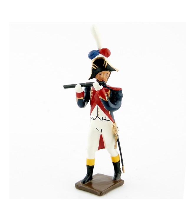 flûte de la musique des grenadiers (plastron rouge) (1805)