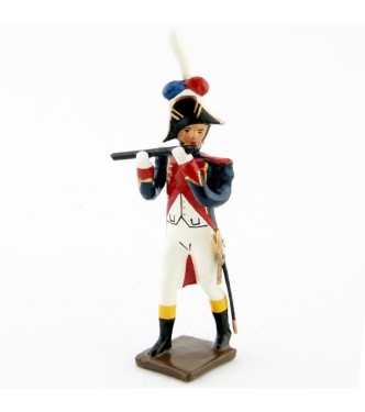 flûte de la musique des grenadiers (plastron rouge) (1805)