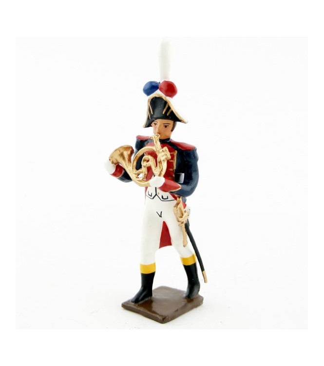 cor de la musique des grenadiers (plastron rouge) (1805)