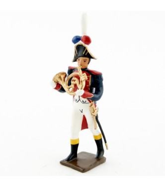 cor de la musique des grenadiers (plastron rouge) (1805)