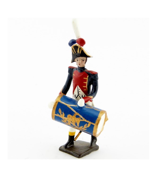 caisse claire de la musique des grenadiers (plastron rouge) (1805)
