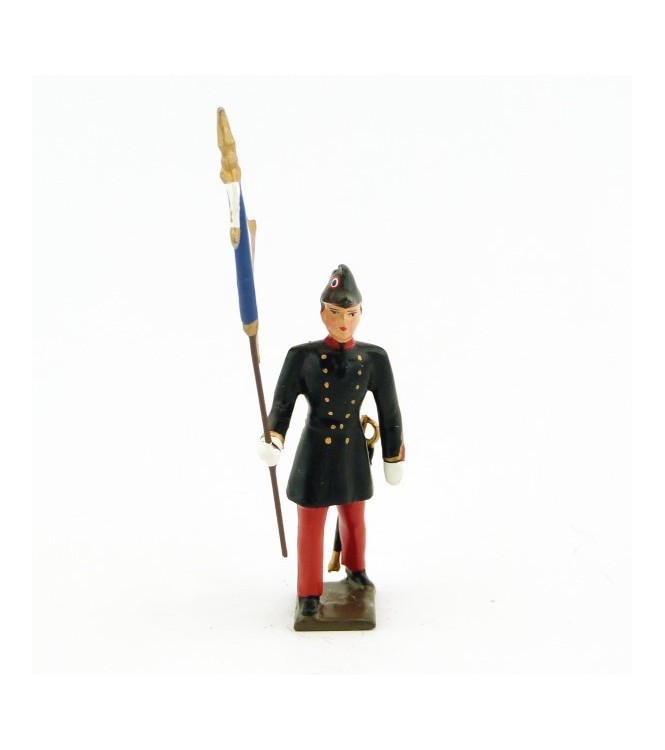 étudiant en médecine (carabin), porte-drapeau, grande tenue de tradition (1