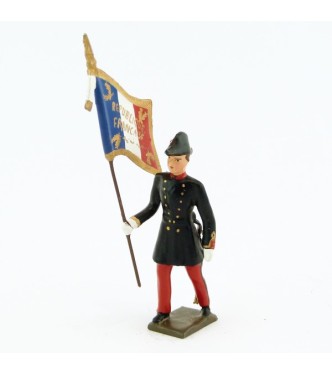 étudiant en médecine (carabin), porte-drapeau, grande tenue de tradition (1