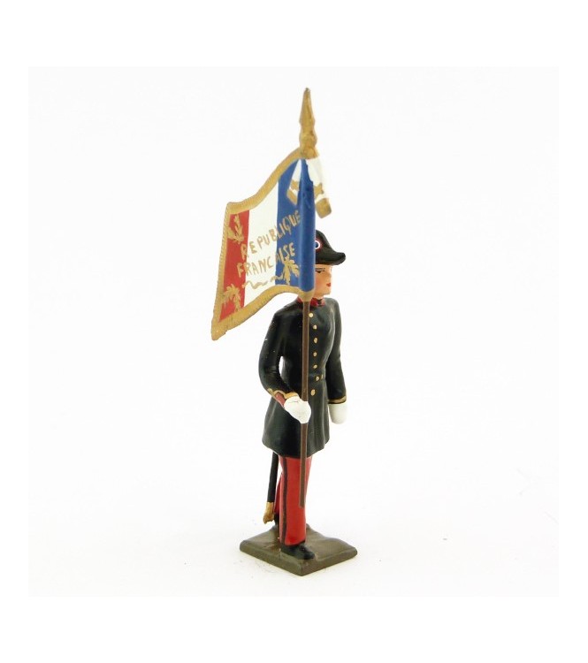étudiant en médecine (carabin), porte-drapeau, grande tenue de tradition (1