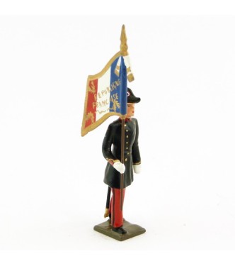 étudiant en médecine (carabin), porte-drapeau, grande tenue de tradition (1