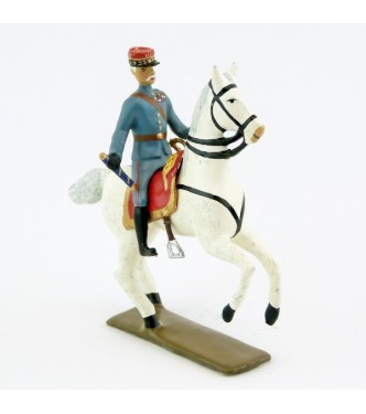 Maréchal Foch sur cheval blanc cabré