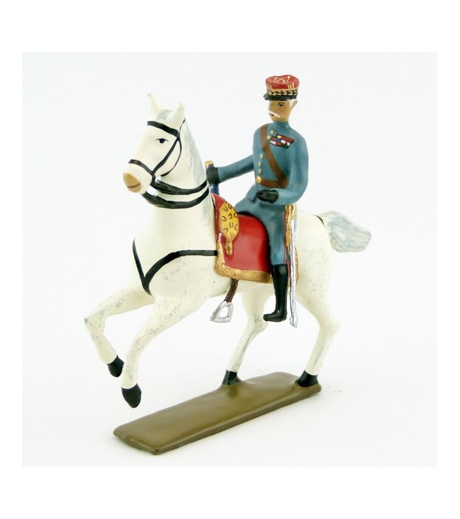 Maréchal Foch sur cheval blanc cabré
