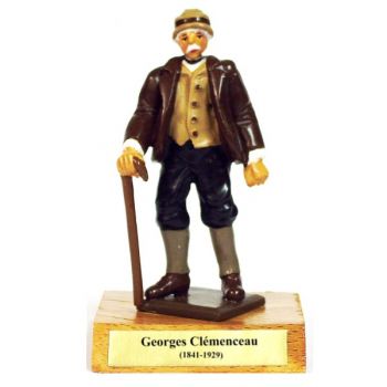 Georges Clémenceau sur socle bois