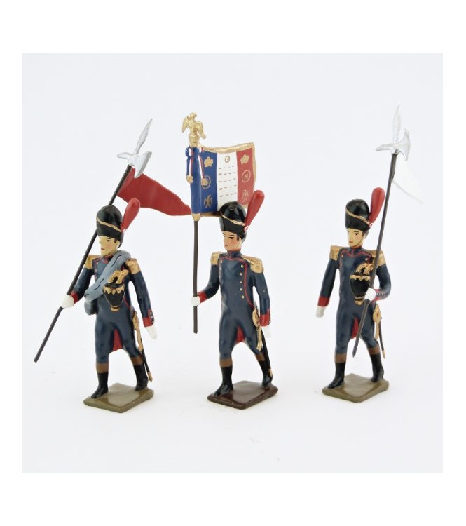 3e porte-aigle des Artilleurs à pied (au défilé) (1809)
