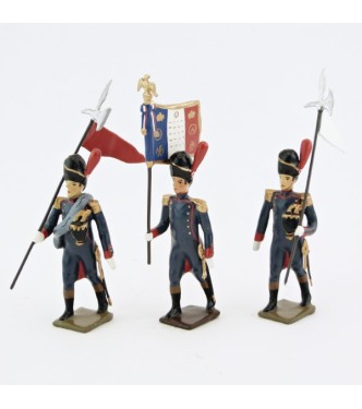 3e porte-aigle des Artilleurs à pied (au défilé) (1809)