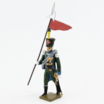 2e porte-aigle de l'infanterie légère italienne (1810)