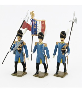 3e porte-aigle du 1er régiment d'isenburg (1806)