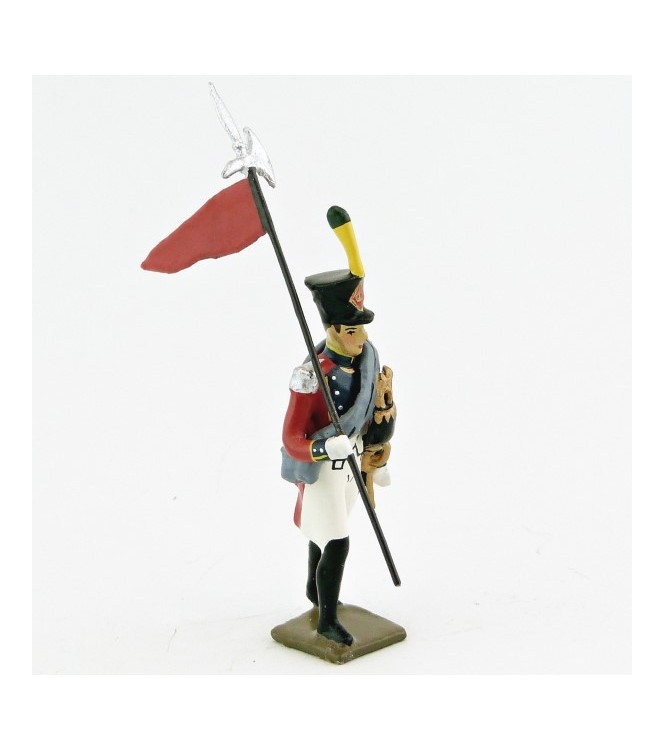 2e porte-aigle du 3ème Régiment d'Infanterie de ligne Suisse (1812)