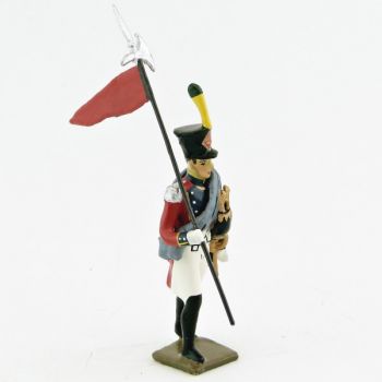 2e porte-aigle du 3ème Régiment d'Infanterie de ligne Suisse (1812)