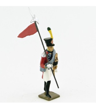 2e porte-aigle du 3ème Régiment d'Infanterie de ligne Suisse (1812)