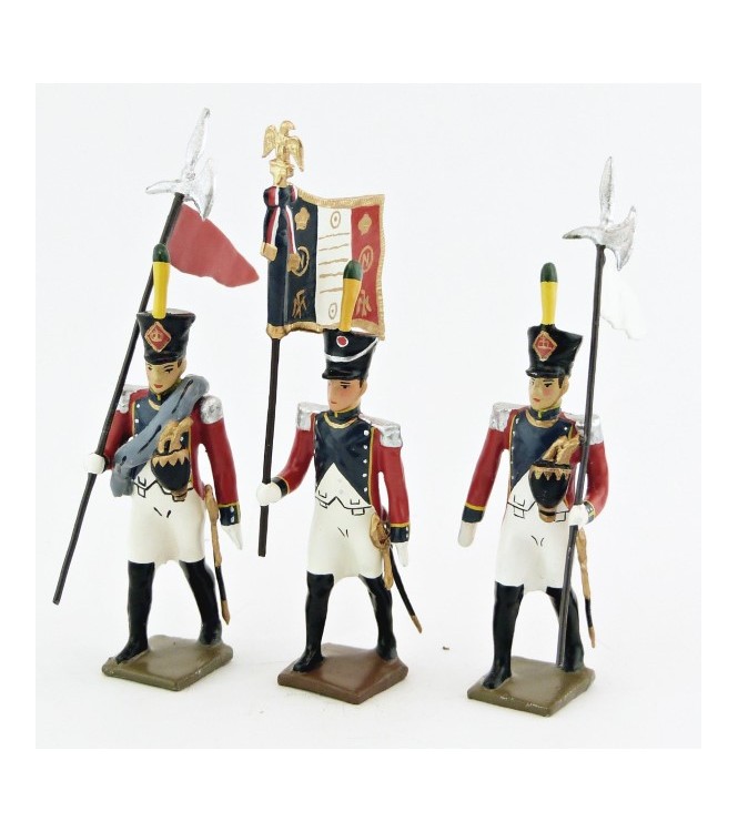 2e porte-aigle du 3ème Régiment d'Infanterie de ligne Suisse (1812)