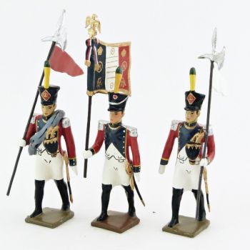 2e porte-aigle du 3ème Régiment d'Infanterie de ligne Suisse (1812)