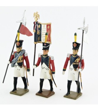 2e porte-aigle du 3ème Régiment d'Infanterie de ligne Suisse (1812)