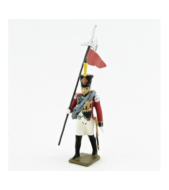 2e porte-aigle du 3ème Régiment d'Infanterie de ligne Suisse (1812)