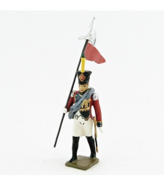 2e porte-aigle du 3ème Régiment d'Infanterie de ligne Suisse (1812)