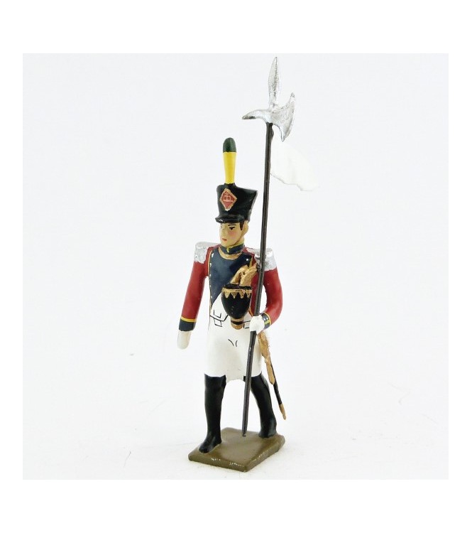 3e porte-aigle du 3ème Régiment d'Infanterie de ligne Suisse (1812)