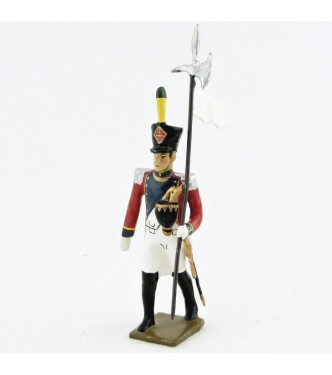 3e porte-aigle du 3ème Régiment d'Infanterie de ligne Suisse (1812)