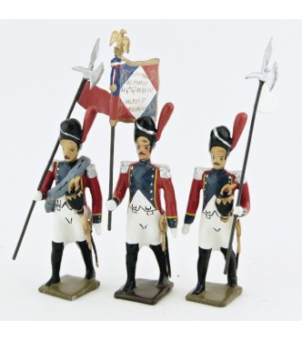 2e porte-aigle des grenadiers du 4e régiment suisse (1812)