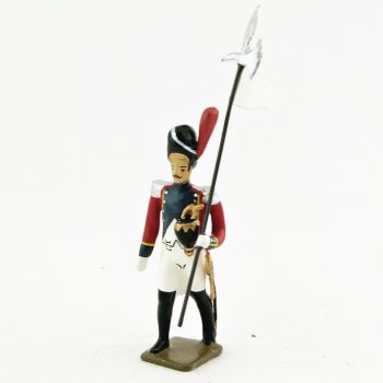 3e porte-aigles des grenadiers du 4e régiment suisse (1812)