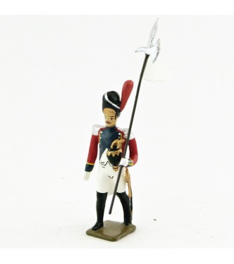 3e porte-aigles des grenadiers du 4e régiment suisse (1812)