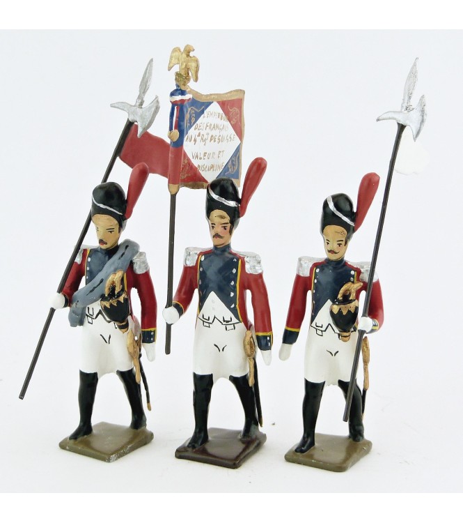 3e porte-aigles des grenadiers du 4e régiment suisse (1812)