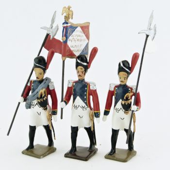 3e porte-aigles des grenadiers du 4e régiment suisse (1812)