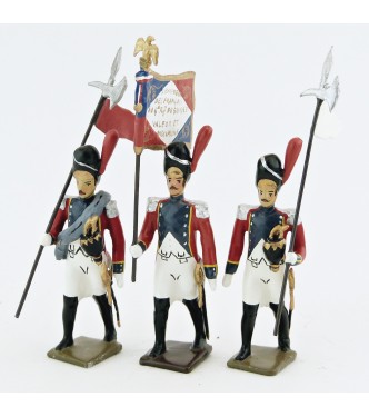 3e porte-aigles des grenadiers du 4e régiment suisse (1812)