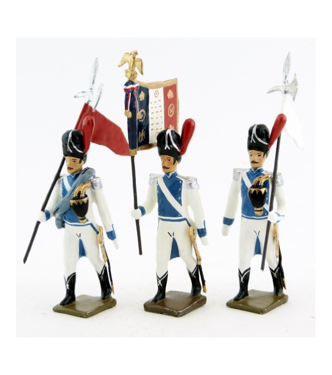 3e porte-aigle des grenadiers de Clèves et de Berg (1812)