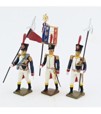 2e porte-aigle des voltigeurs du 17ème régiment de ligne (1809)