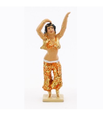 Danseuse du ventre, tenue orange