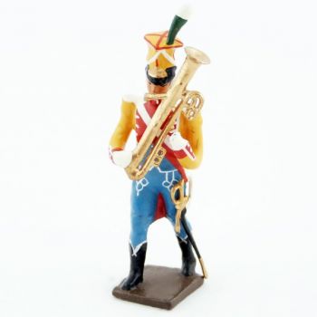 Ophicléïde de la musique des chasseurs du 17e rgt d'infanterie (1809)