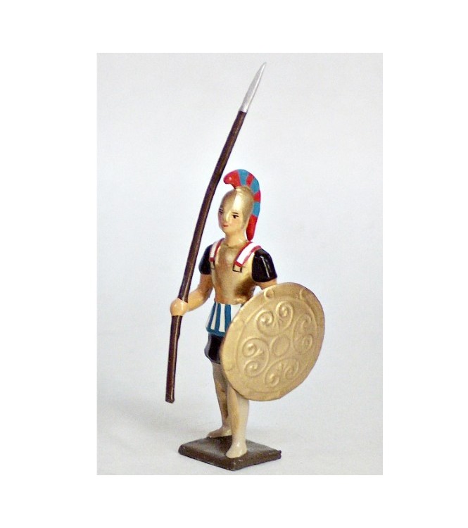 grec avec lance et bouclier