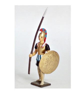 grec avec lance et bouclier