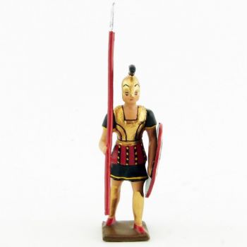grec avec lance et bouclier