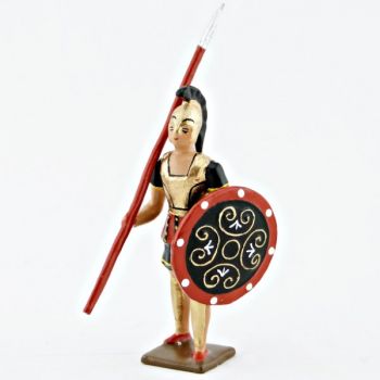 grec avec lance et bouclier