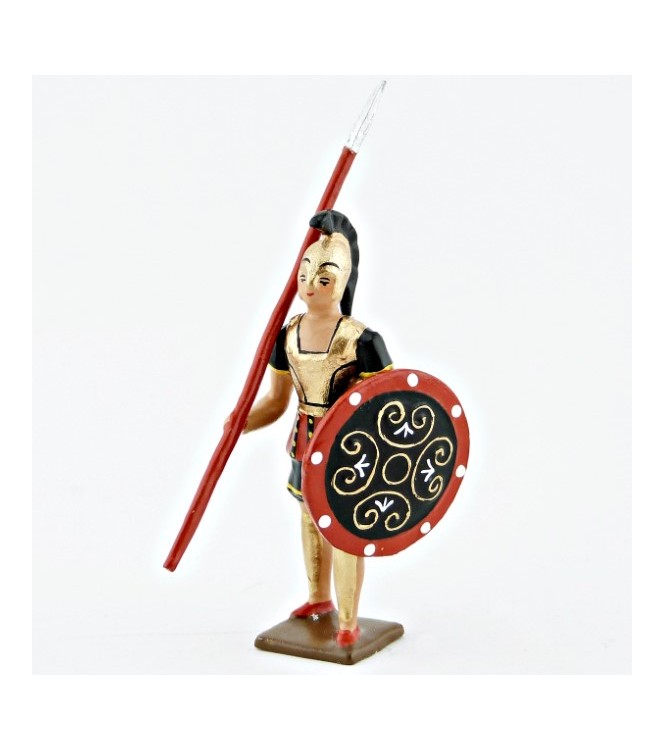 grec avec lance et bouclier