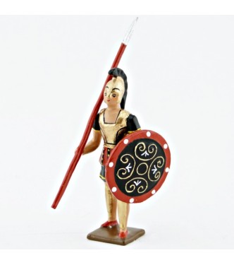 grec avec lance et bouclier